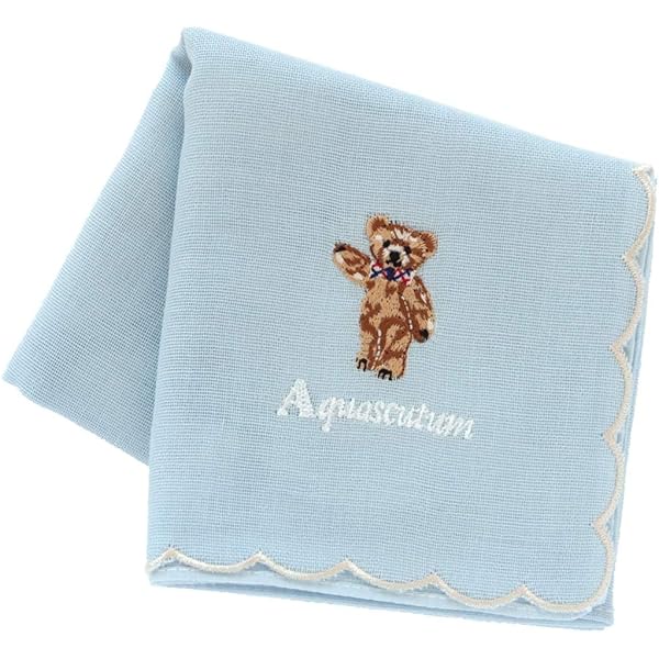 Amazon.co.jp: Blooming Aquascutum Mini Gauze Handkerchief